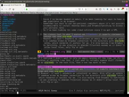 Cloudmacs demo screenshot showing Emacs in web browser with org-mode interface