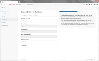 LabCA setup wizard step 4