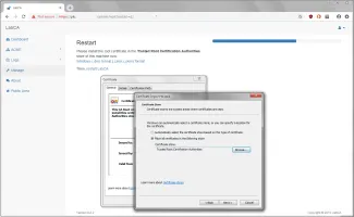 LabCA setup wizard step 5
