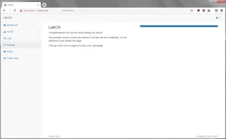 LabCA setup wizard step 6