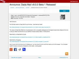 Public message archive with search