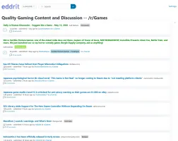 Subreddit view showing the compact old.reddit.com-inspired design