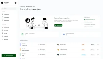 Wraft main dashboard showing document management interface