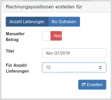 OpenOlitor screenshot 1