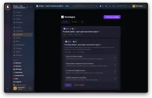 Poll with live results