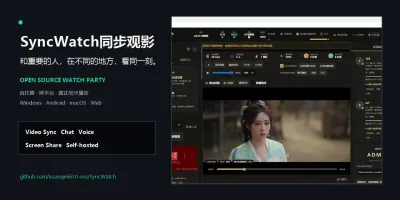 Project cover showing product positioning and real playback interface