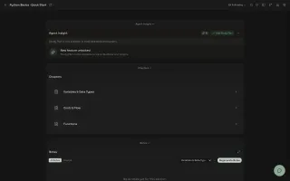Block-based workspace with AI-generated notes and LaTeX rendering