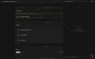 AI tutor chat drawer with workspace context
