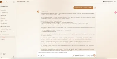 LoomFlow visual workflow canvas editor