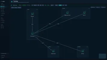 NetMap interactive topology canvas