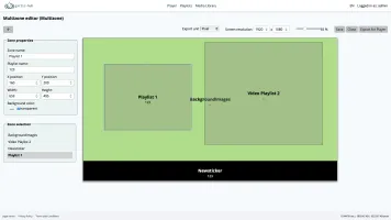 Multi-Zone Editor showing overlapping zones