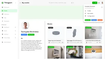 My Models page