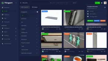 Dark theme example
