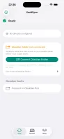 VaultSync home screen