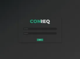Sign in screen on desktop
