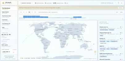 Watchtower with destinations panel