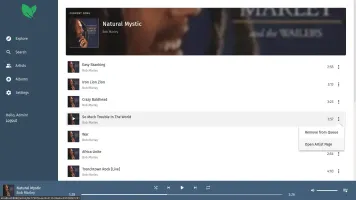 Desktop interface second view