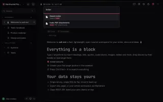 Search dialog with passage results