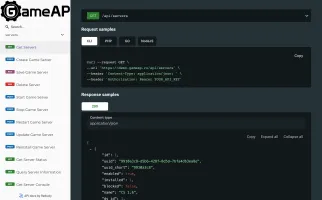 GameAP REST API documentation interface