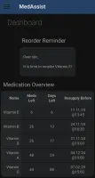 Mobile dashboard view
