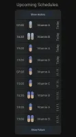 Mobile schedules view