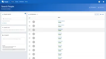 B1Admin people search dashboard