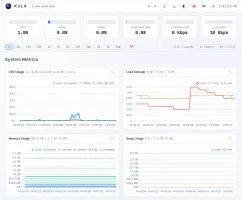 Kula web dashboard in light mode
