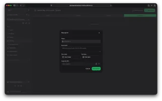 Sprint planning screen