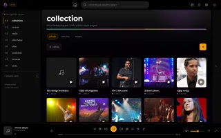 Home page on a computer