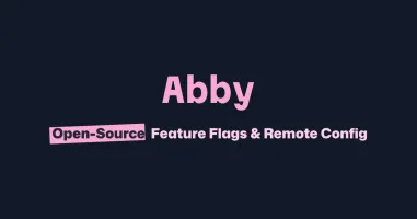Abby dashboard screenshot showing feature management UI