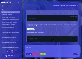 Running generated Python code from Magic Cloud