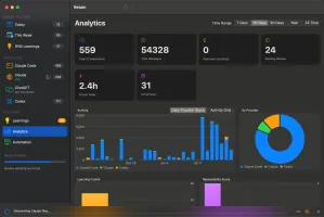 Analytics Dashboard with conversation insights