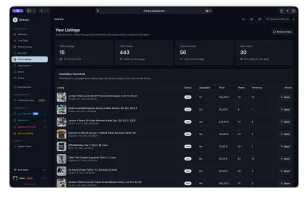 Vinted account listings