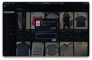 Seller message dialog