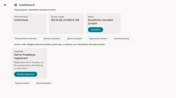 SimpleDMS app screenshot on tablet showing document list view (webp version)