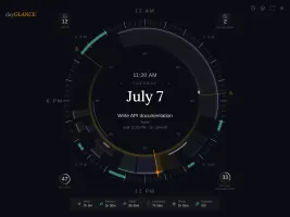 Day Dial radial view of the day