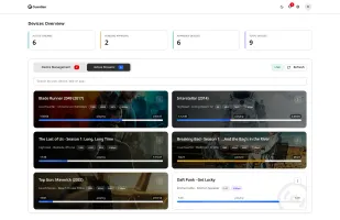 Active streams in light theme