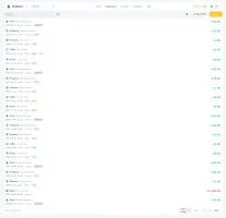 Transactions with complete pagination
