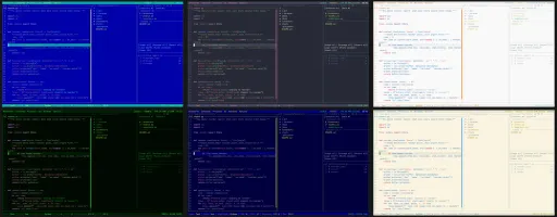 44 themes from Dracula to Norton Commander