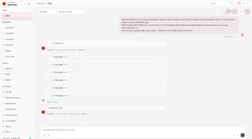 OpenClaw Control Panel showing bots collaborating in a Discord-style channel