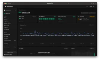 Uptime and SSL monitoring dashboard