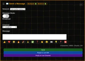Send message panel