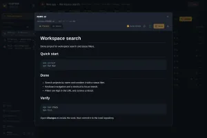 Rendered Markdown preview of project README