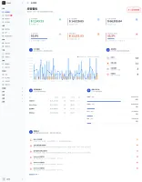 Xcash admin dashboard showing invoice and deposit management