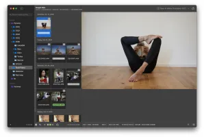 Filtered thumbnails in dark mode