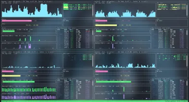Monitoring 4 Raspberry Pis using tmux with socktop