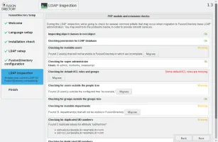 LDAP inspection and migration step