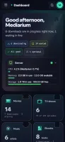 Dashboard on mobile phone
