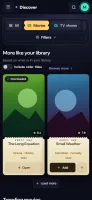 Discover page on mobile phone