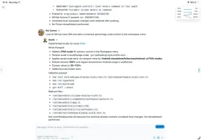 Agent implementing a feature with validation and CI